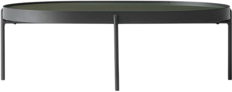 Audo Nono Loungetisch H35 cm, Dunkelgr�n