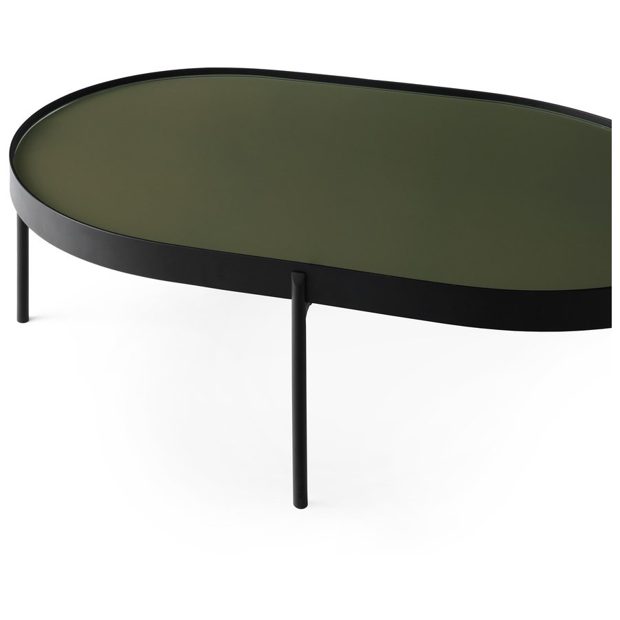 Audo Nono Loungetisch H35 cm, Dunkelgr�n