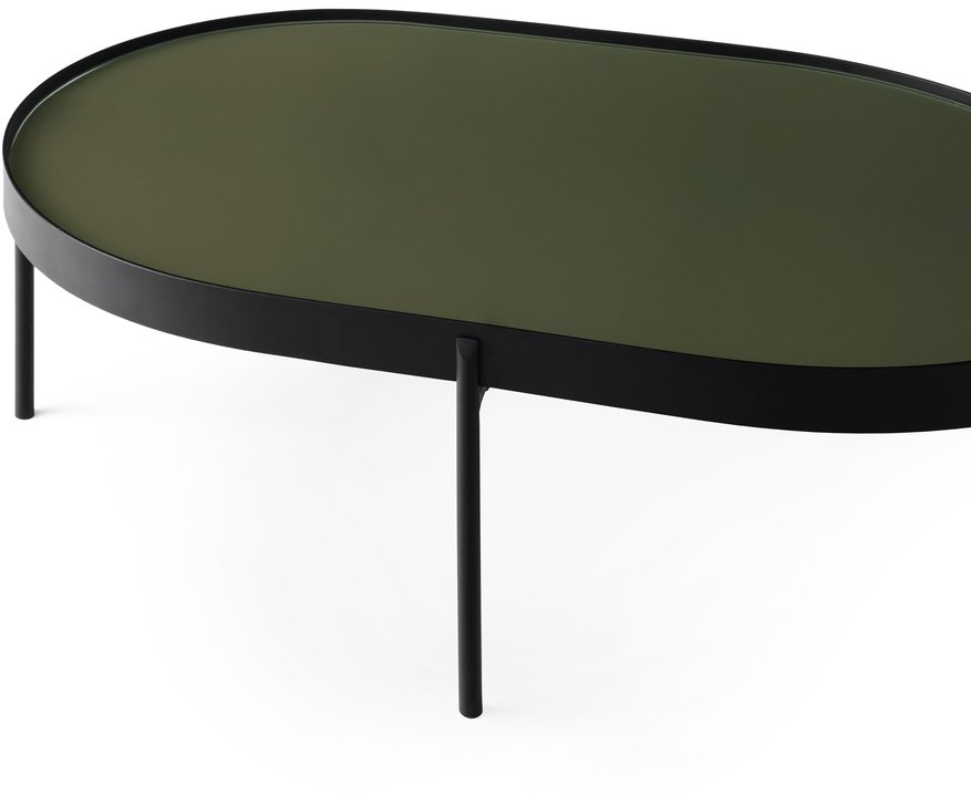 Audo Nono Loungetisch H35 cm, Dunkelgr�n