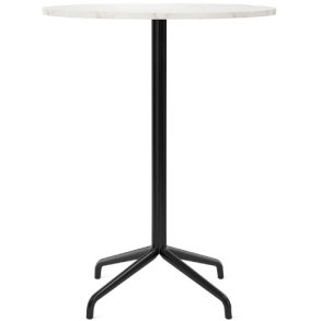 Audo Copenhagen Harbour Barbord H103 cm, Sort/Marmor