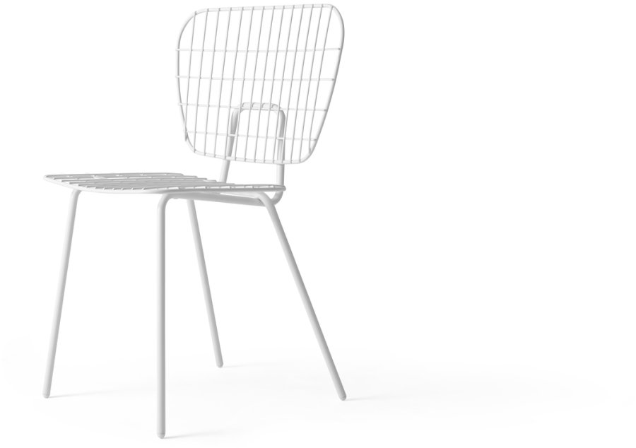Audo Copenhagen WM String Spisebordsstol, Hvid