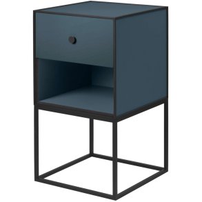 Audo Copenhagen Frame 35 Beistelltisch mit Schublade H63 cm, Fjord