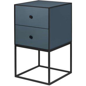Audo Copenhagen Frame 35 Beistelltisch mit Schubladen H63 cm, Fjord