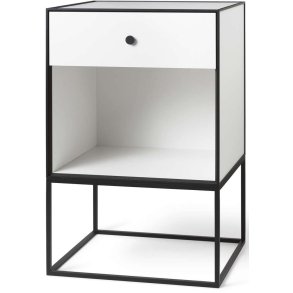 Audo Copenhagen Frame 49 Beistelltisch mit Schublade H77 cm, Wei�