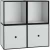 Audo Copenhagen Frame Modul-Set 70x70 cm, Hellgrau