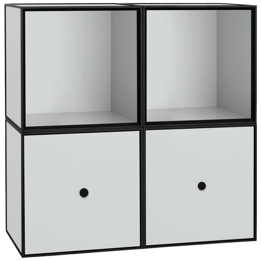 Audo Copenhagen Frame Modul-Set 70x70 cm, Hellgrau