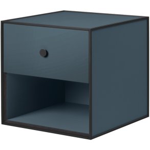 Audo Copenhagen Frame 35 Modul Regal mit 1 Schublade 35x35 cm, Fjord