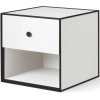 Audo Frame 35 Modul mit 1 Schublade 35x35 cm, Wei