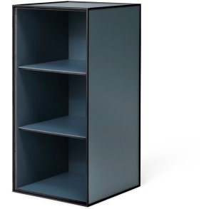 Audo Copenhagen Frame 70 Modul Schrank mit 2 Regalen 70x35 cm, Fjord