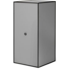 Audo Copenhagen Frame 70 Modul Schrank mit T&uuml;r 70x35 cm, Dunkelgrau