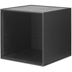 Audo Copenhagen Frame 35 Modul Regal 35x35 cm, Schwarz Gebeizte Esche