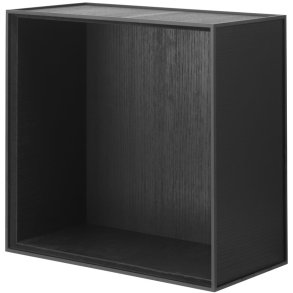 Audo Copenhagen Frame 42 Modul Regal 42x42 cm, Schwarz Gebeizte Esche