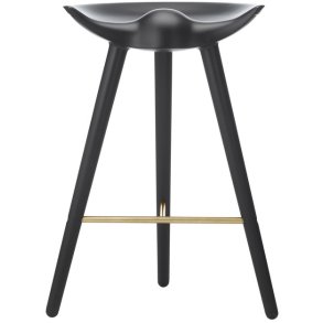 Audo Copenhagen ML 42 Counter Stool H73 cm, Sort/Messing