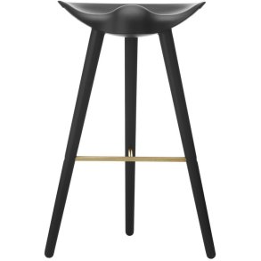 Audo Copenhagen ML 42 Barstol H81 cm, Sort/Messing