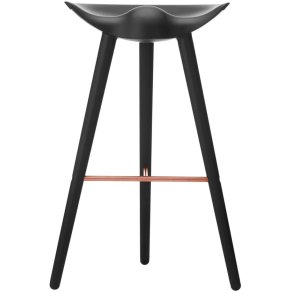 Audo Copenhagen ML 42 Barstol H81 cm, Sort/Kobber