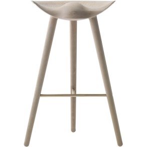 Audo Copenhagen ML 42 Barstol H81 cm, Eg/Messing