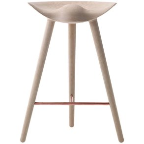 Audo Copenhagen ML 42 Counter Stool H73 cm, Eg/Kobber