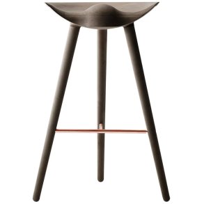 Audo Copenhagen ML 42 Barstol H81 cm, Olieret Eg/Kobber