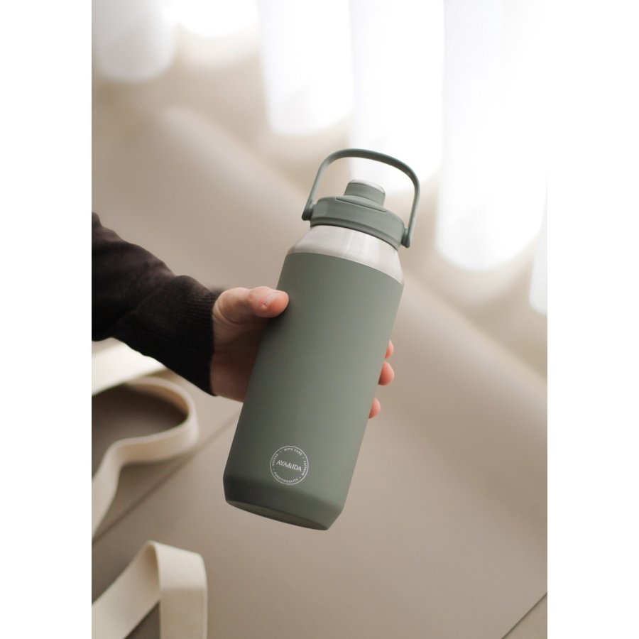 AYA&IDA Sports Drikkeflaske 950 ml, Tropical Green