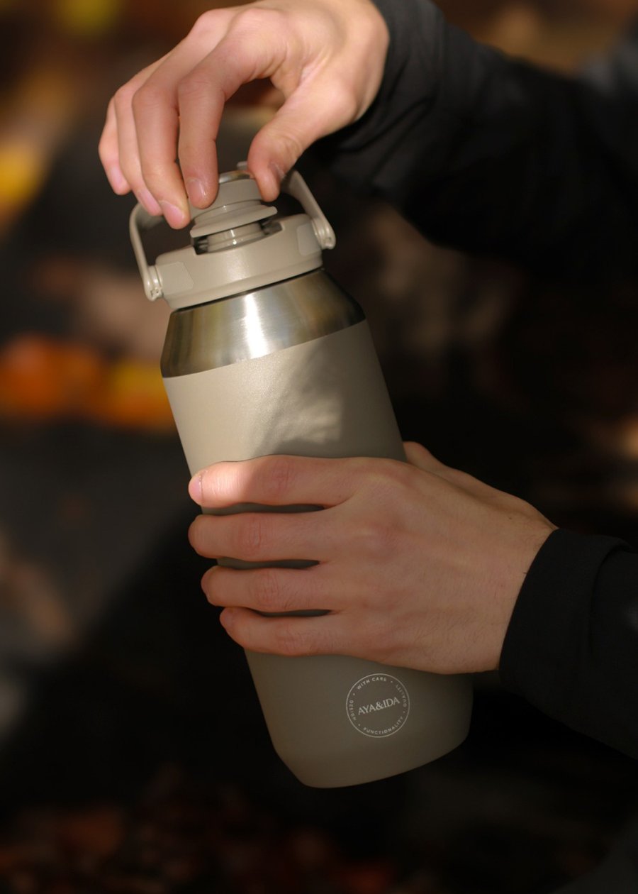 AYA&IDA Sports Drikkeflaske 950 ml, Driftwood