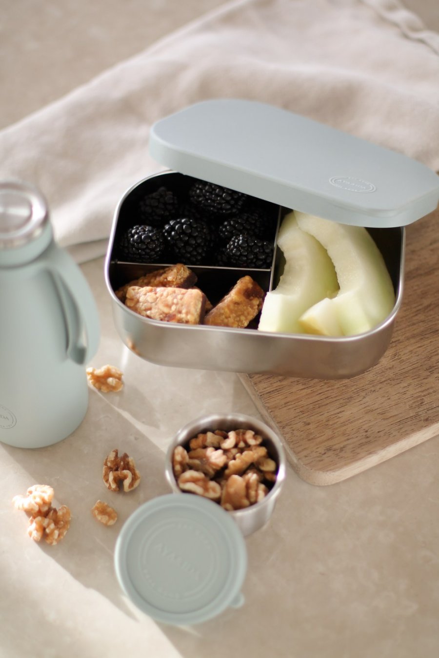 AYA&IDA Lunchbox 900 ml, Mint Green
