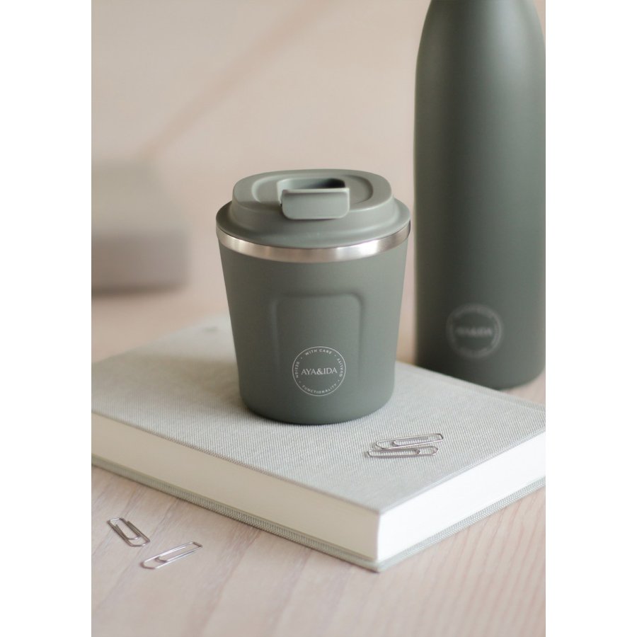 AYA&IDA CUP2GO Thermobecher 240 ml, Tropical Green