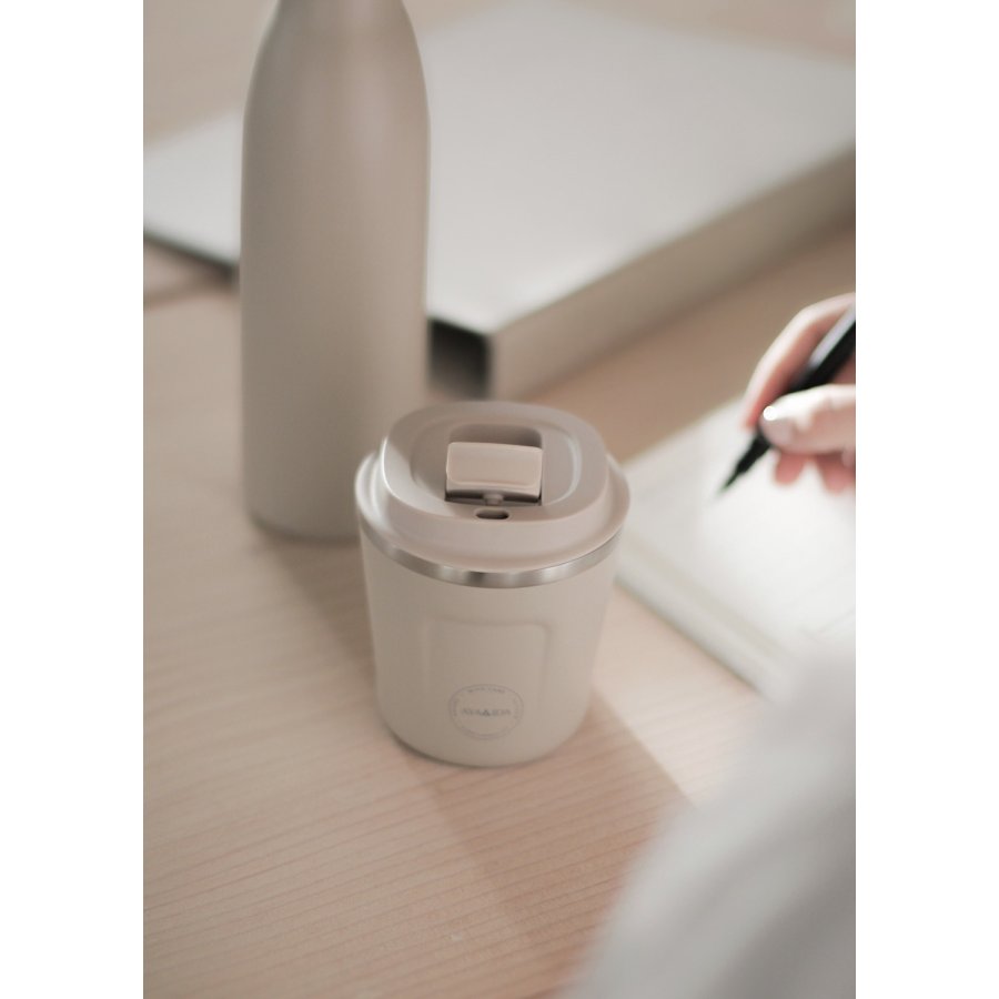 AYA&IDA CUP2GO Thermobecher 240 ml, Cream Beige