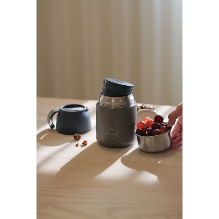 AYA&IDA Food'ie Voedselbewaarbox 500 ml, Driftwood