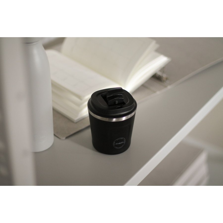 AYA&IDA CUP2GO Thermobecher 240 ml, Matte Black
