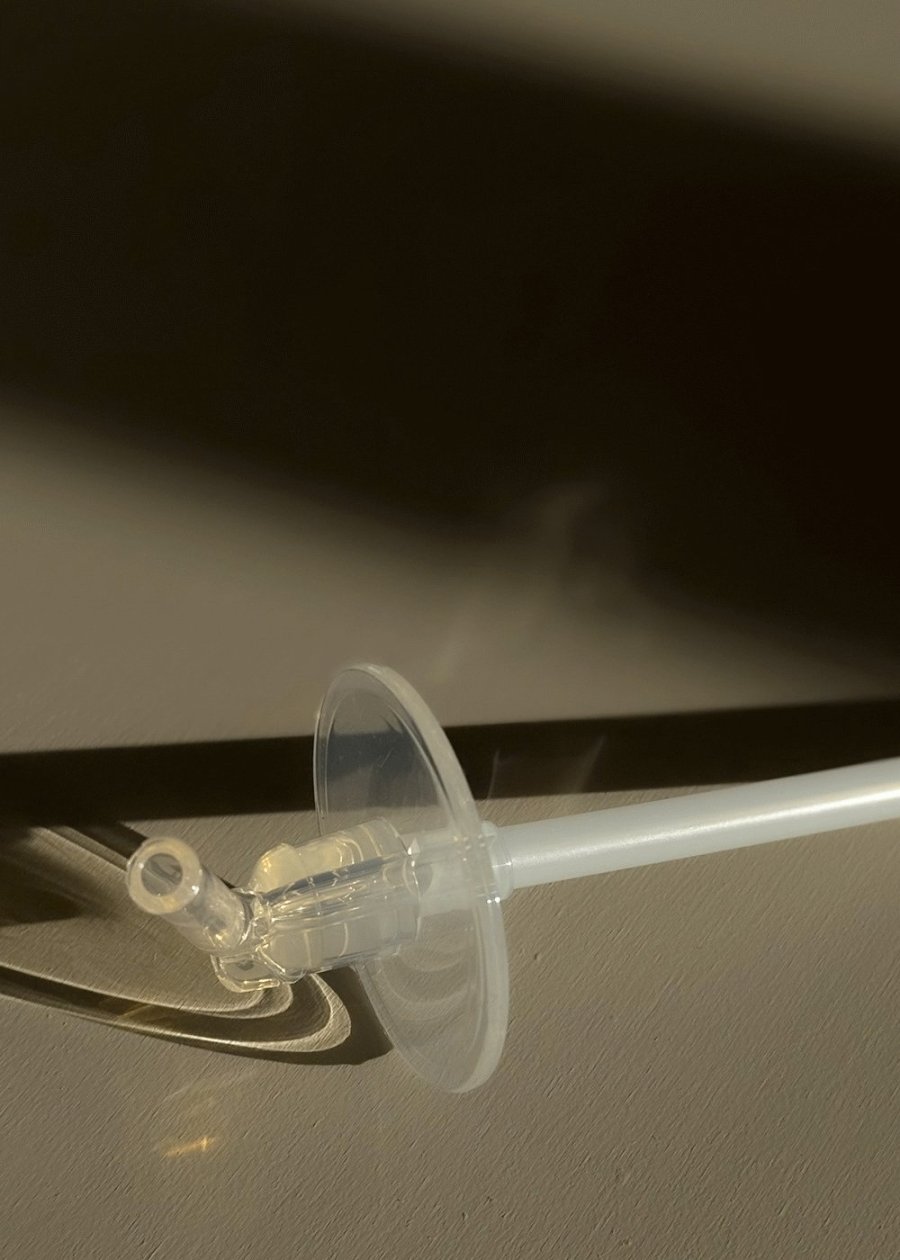 AYA&IDA Strohhalm und Mundstck fr die Kids Straw Bottle, Klar