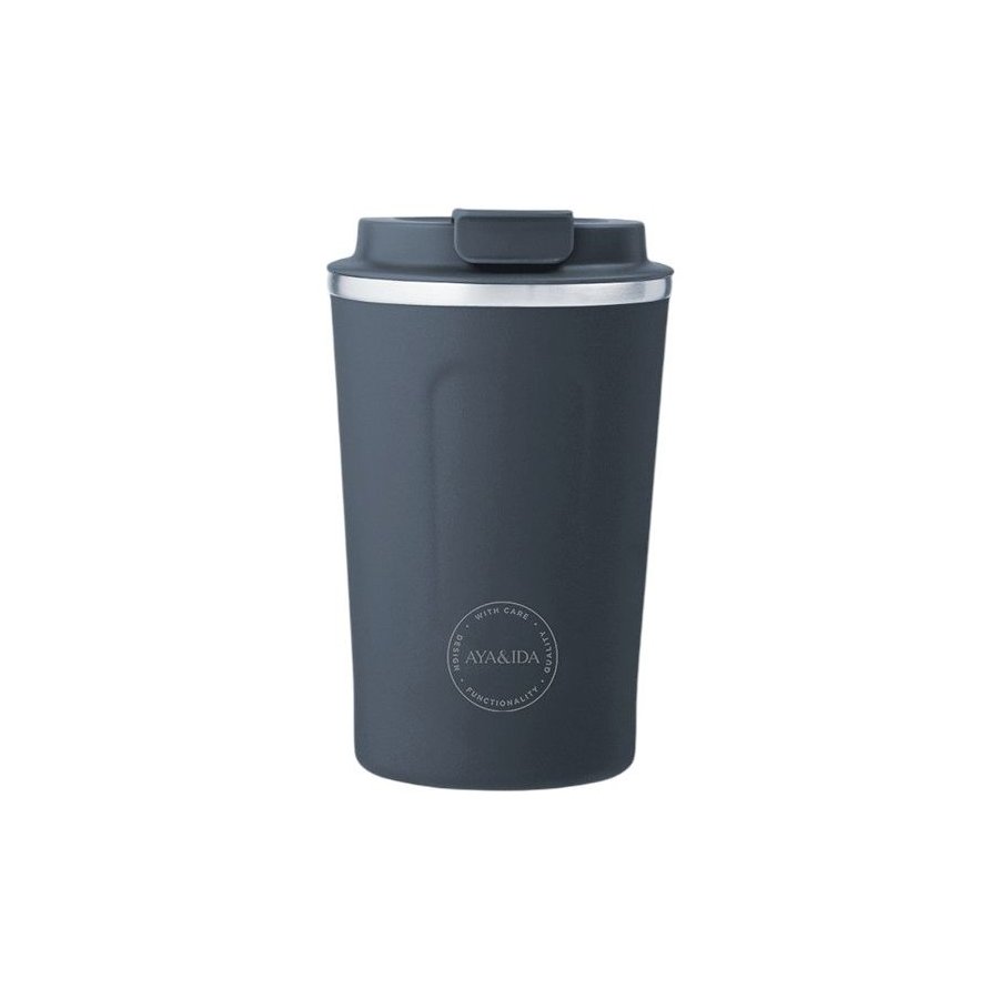 AYA&IDA CUP2GO Termokop 380 ml, Navy Blue