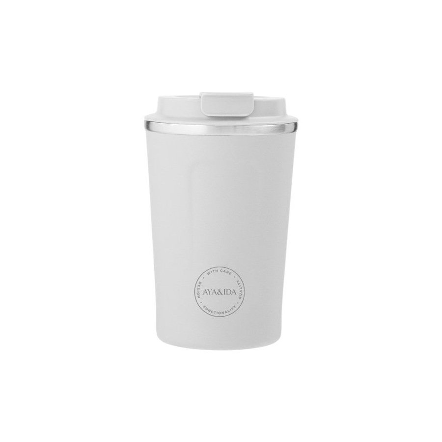 AYA&IDA CUP2GO Thermosbecher 380 ml, Winter White