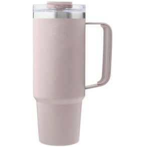 AYA&IDA Thermobecher mit Strohhalm, Soft Rose