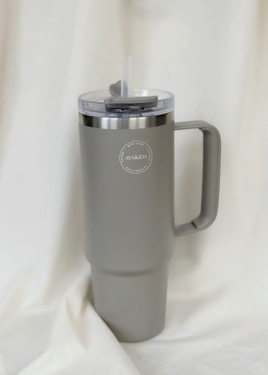 AYA&IDA Termokop m. Suger�r 885 ml, Driftwood