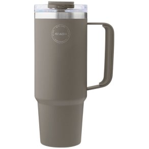 AYA&IDA Thermobecher mit Strohhalm, Driftwood