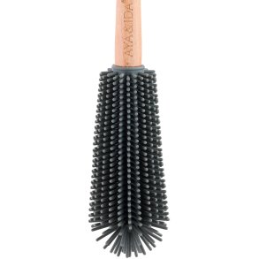 AYA&IDA Ersatzbrstenkopf fr Flaschenbrste, Grau