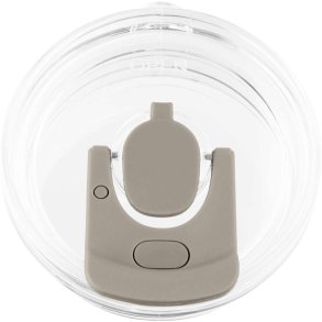 AYA&IDA Ersatzdeckel für Thermocup mit Strohhalm, Creme Beige