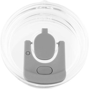 AYA&IDA Ersatzdeckel fr Thermocup mit Strohhalm, Light Grey