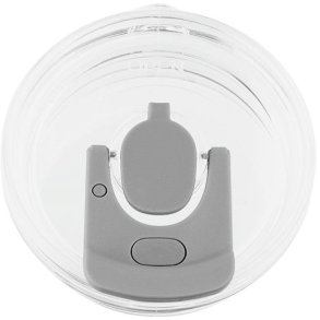 AYA&IDA Ersatzdeckel fr Thermocup mit Strohhalm, Light Grey