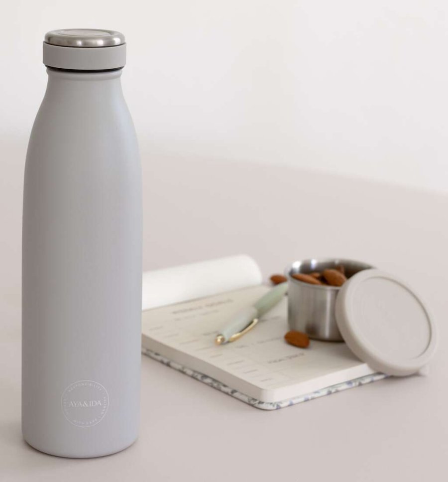 AYA&IDA Trinkflasche, Light Grey