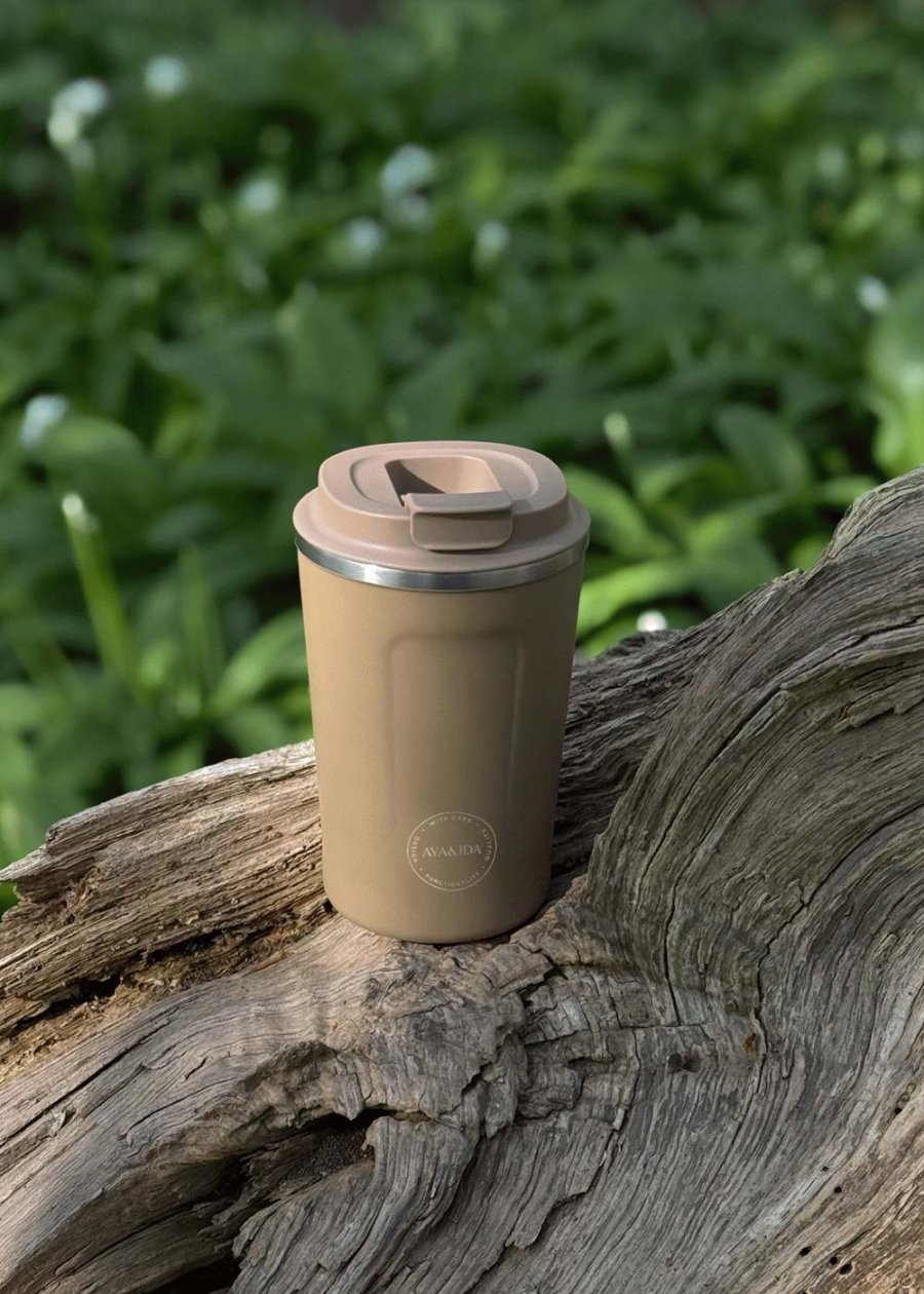 AYA&IDA CUP2GO Termokop 380 ml, Dusty Brown