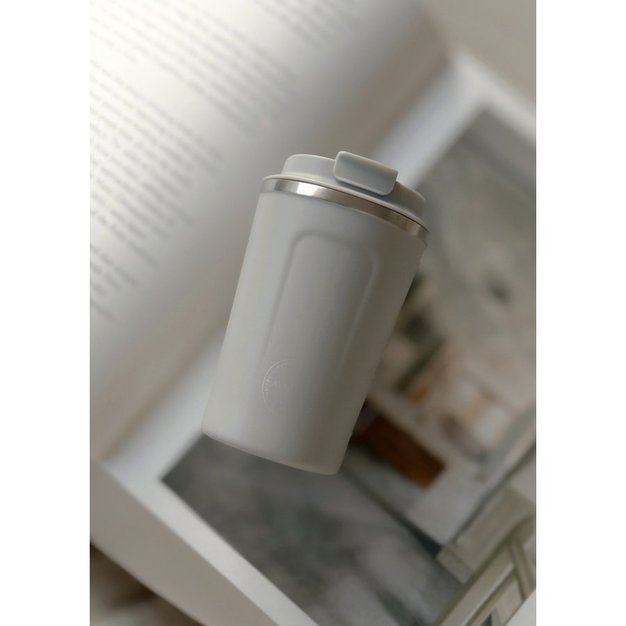 AYA&IDA CUP2GO Termokop 380 ml, Light Grey
