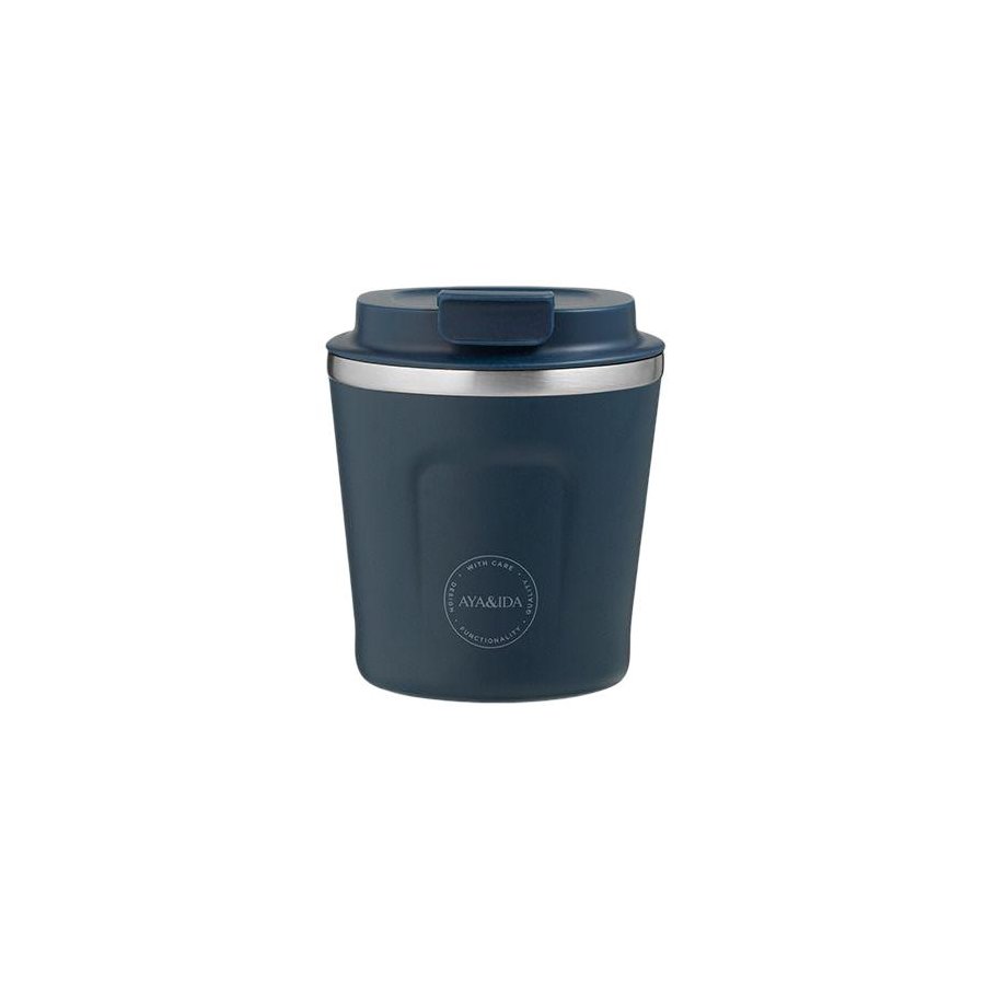 AYA&IDA CUP2GO Thermobecher 240 ml, Navy Blue