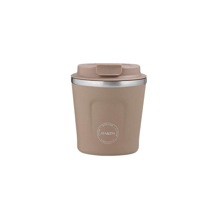 AYA&IDA CUP2GO Thermobecher 240 ml, Dusty Brown