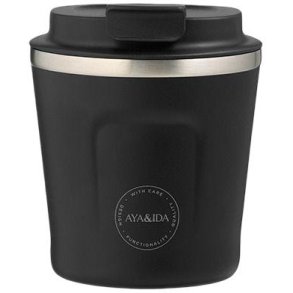 AYA&IDA CUP2GO Thermobecher 240 ml, Matte Black