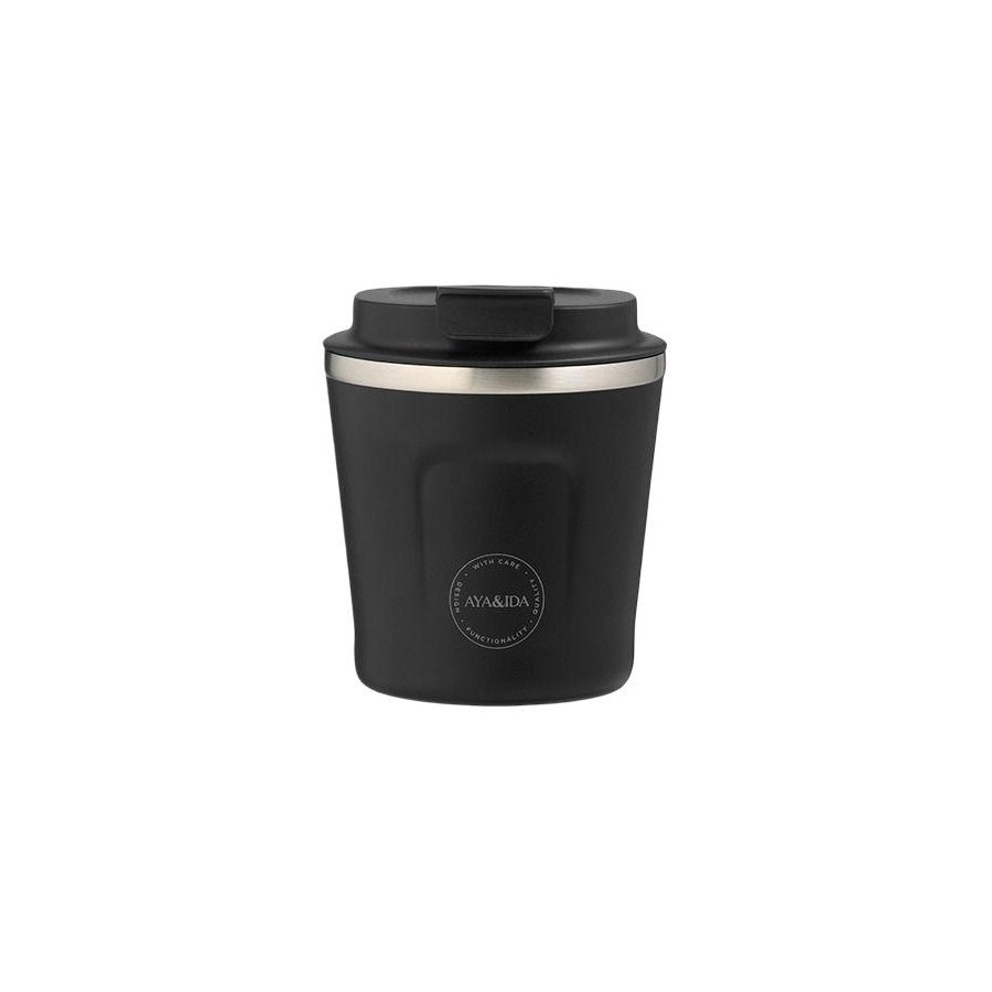 AYA&IDA CUP2GO Thermobecher 240 ml, Matte Black