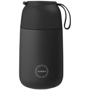 AYA&IDA Food'ie Maaltijdcontainer 700 ml, Matzwart