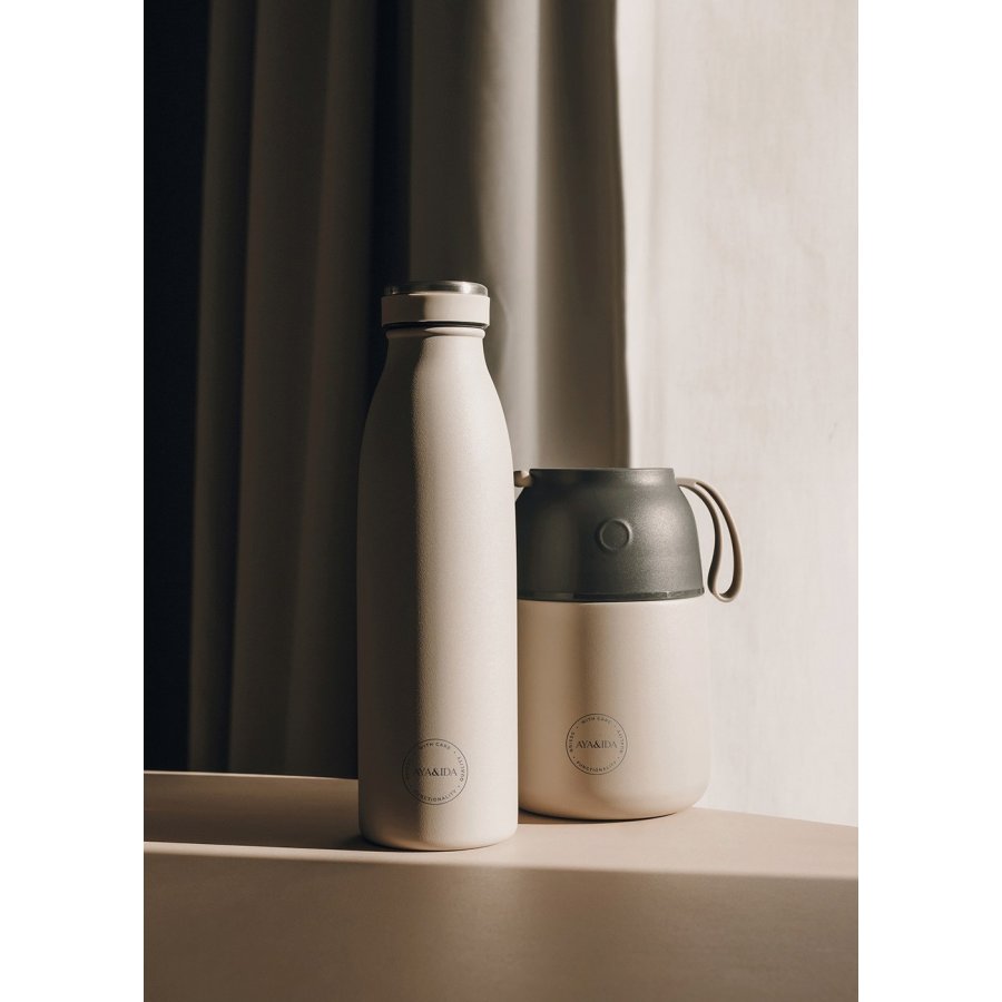 AYA&IDA Trinkflasche 500 ml, Cream Beige