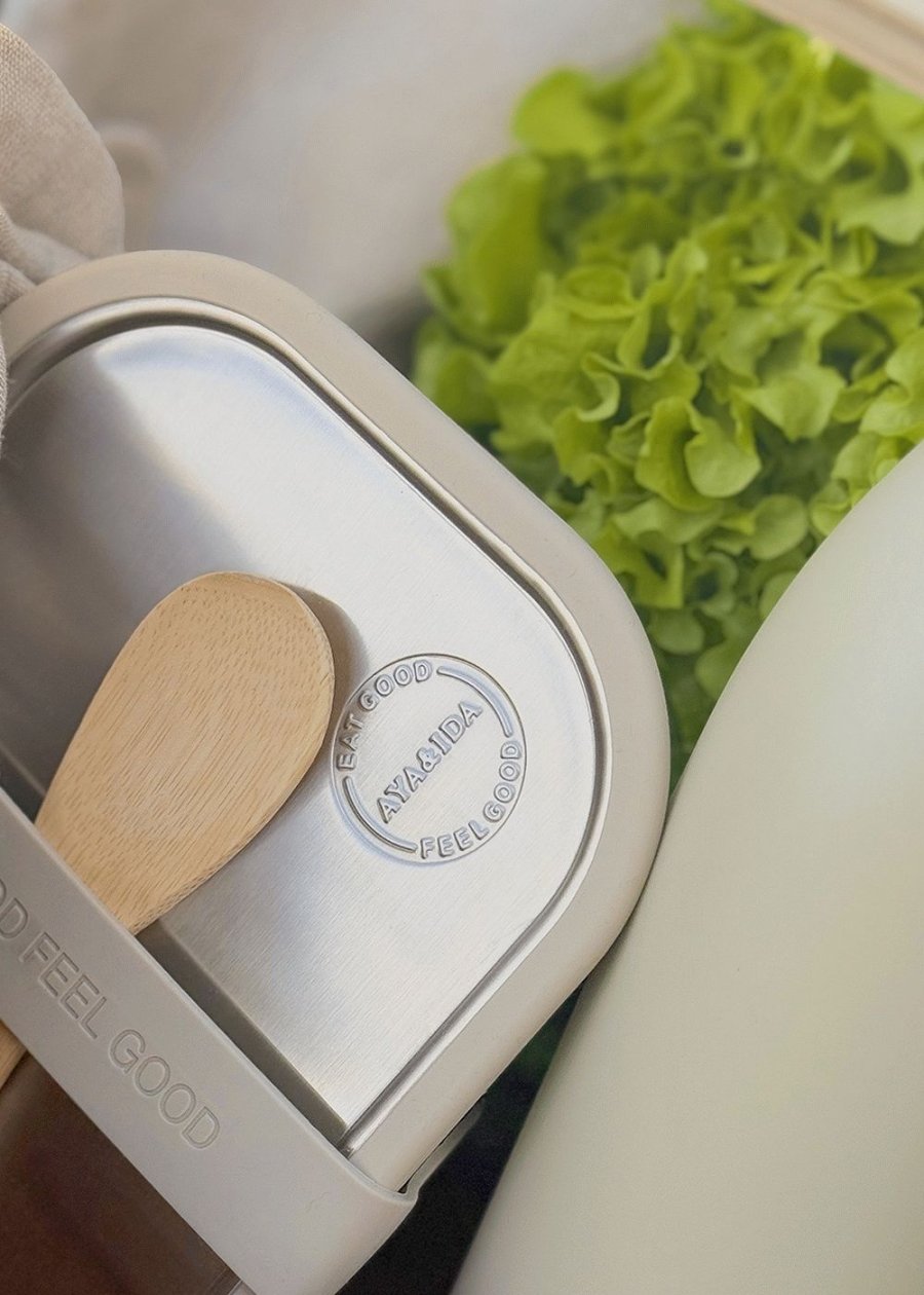 AYA&IDA Brotdose 1 L, Cream Beige