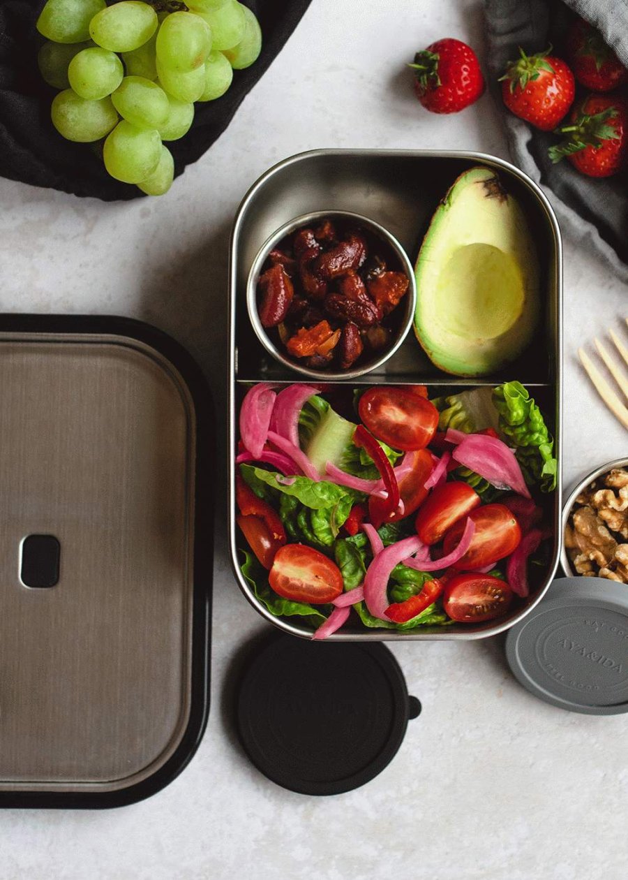 AYA&IDA Brotdose 1 L, Matt Schwarz